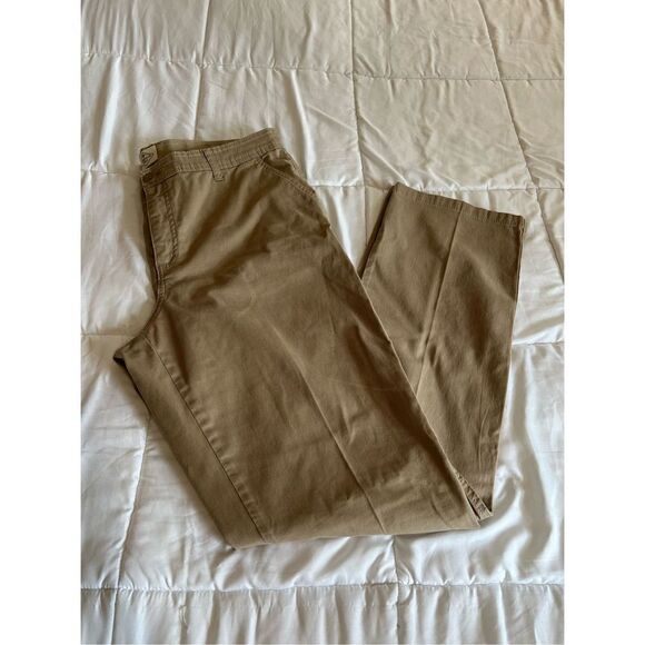 St John’s Bay straight Leg khaki pants size 16 tall long - Picture 9 of 9